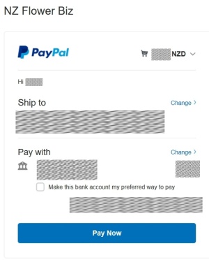 Ship to Pay Pal changes